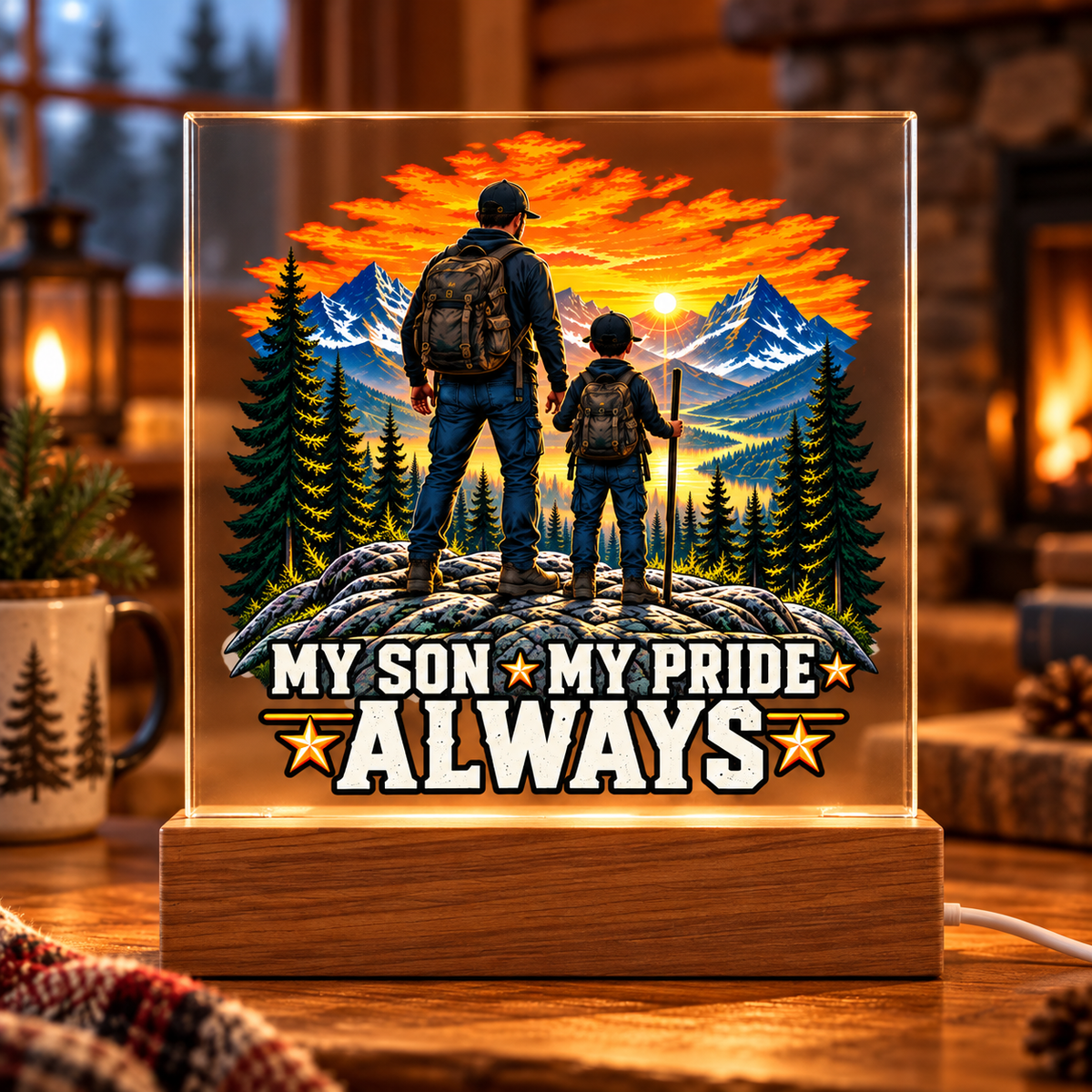My Son, My Pride Always Acrylic Plaque