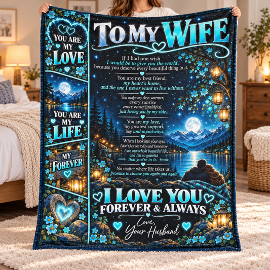 To My Wife | If I Had One Wish Blanket