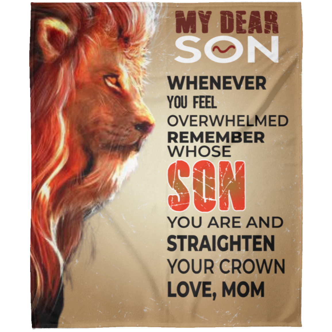 To My Son | FLM Arctic Fleece Blanket 50x60
