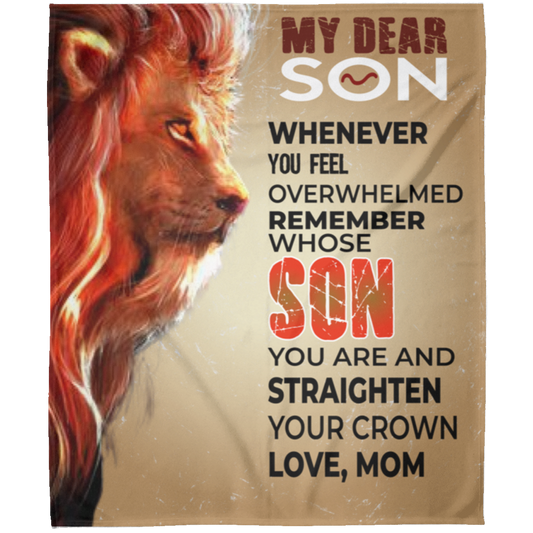 To My Son | FLM Arctic Fleece Blanket 50x60
