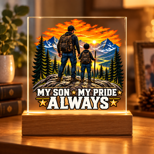 My Son, My Pride Always Acrylic Plaque