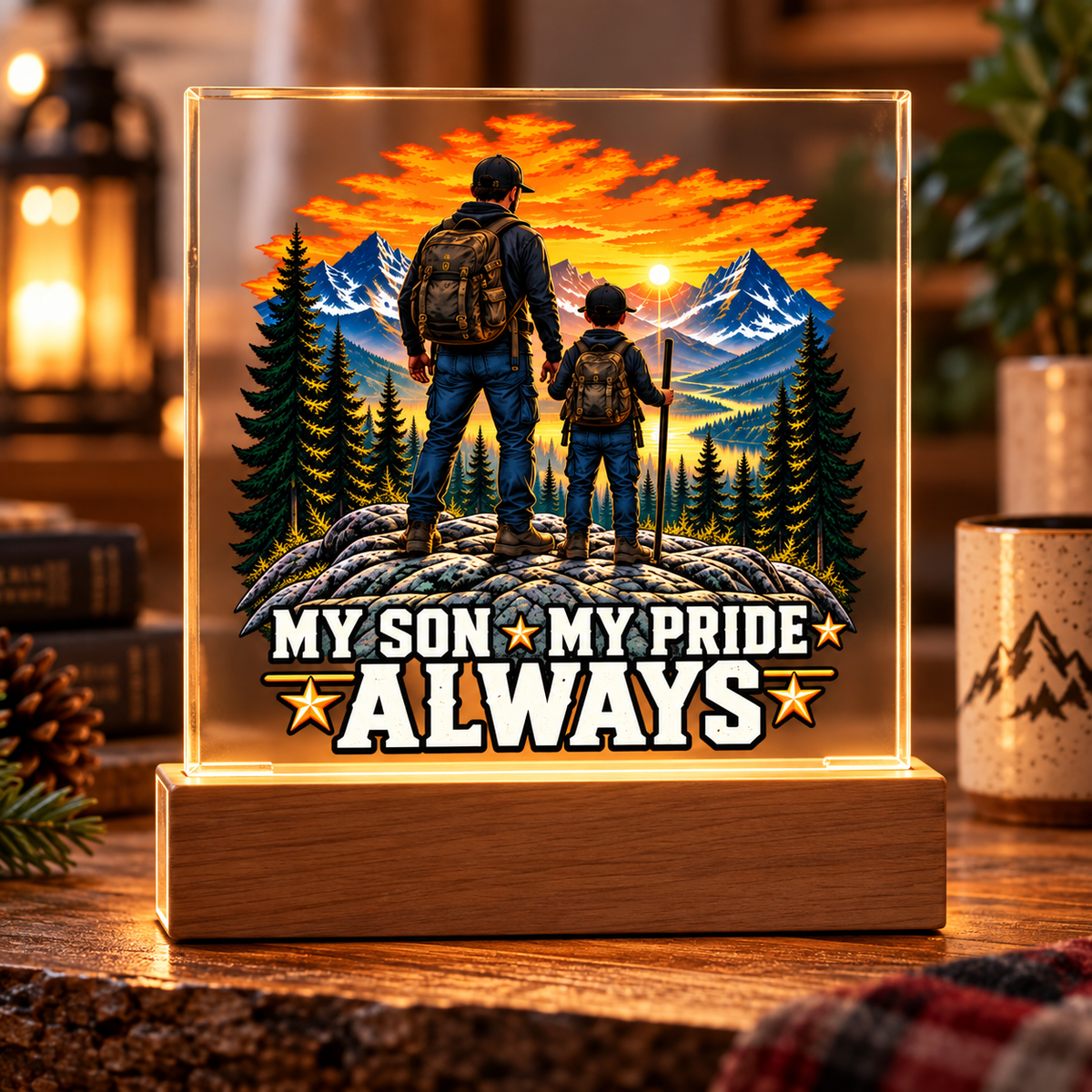 My Son, My Pride Always Acrylic Plaque