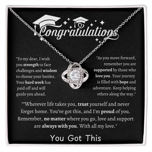 Graduation Gift- Love Knot Necklace