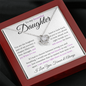 To My Daughhter - Love Knot NeckLace