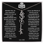 Graduation Gift - Personalized Flower Name Necklace