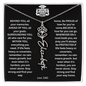 Graduation Gift - Personalized Flower Name Necklace