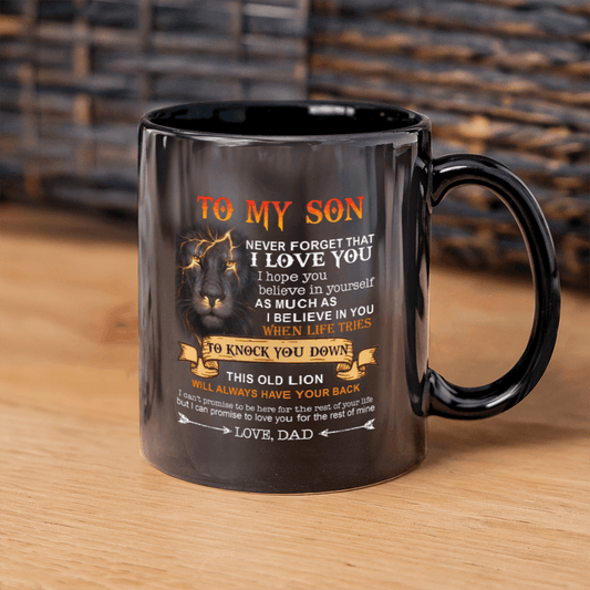 To My Son | Elevate your coffee experience with our custom-made ceramic mug