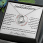 To My Beautiful Granddaughter | Forever Love Necklace